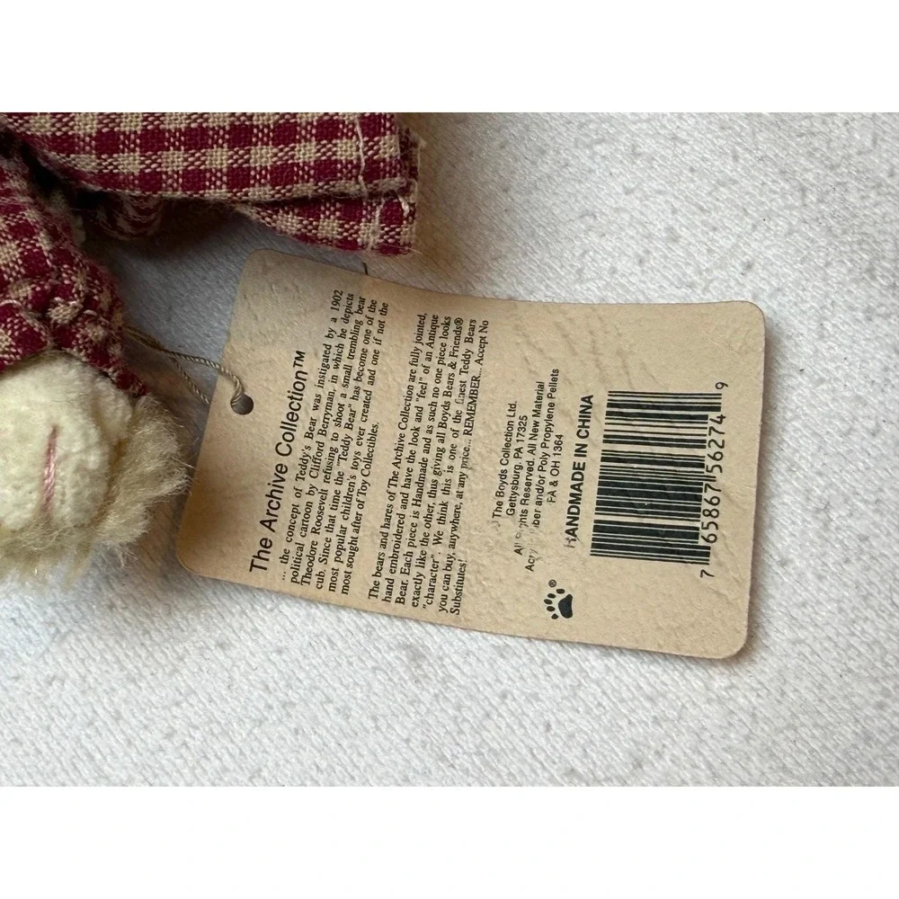 Boyds Bears Archive‎ Collection Katalina Kafinata Cat Plush Ornament
